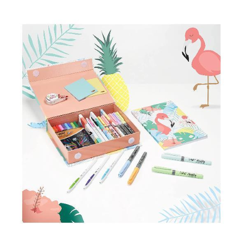 BIC MY STATIONERY BOX KIT CREATIVO COLORI ASSORTITI CONF 28 Pz.